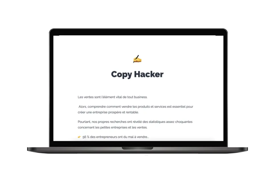 ✍️ Copy Hacker – Macbook